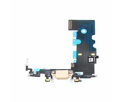 Шлейф Apple iPhone 8 з золотистим роз'ємом зарядки, з мікрофоном