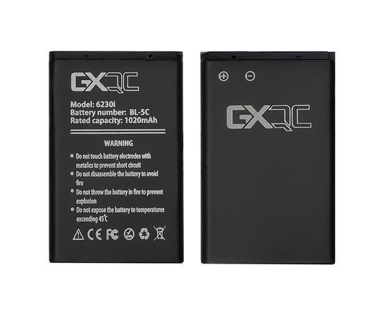 Акумулятор GX BL-5C для Nokia 2300/ 3100/ 5030/ 6230/ 6230i/ 6600/ 6630/ C1-00/ C2-00/ E50/ N70/ N71/ N72/ X2-01