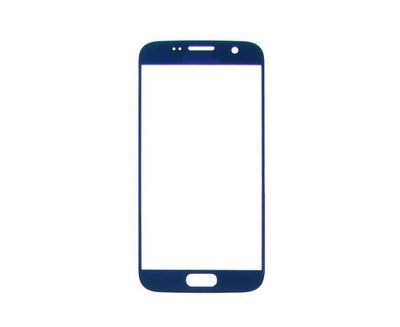 Скло тачскрину Samsung G930 Galaxy S7 синє з олеофобним покриттям, загартоване