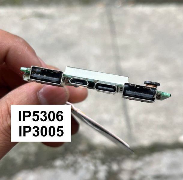 Плата для самостійного виготовлення повербанку на контролері IP5306 звичайна зарядка 10W + Бездротова зарядка 10W
