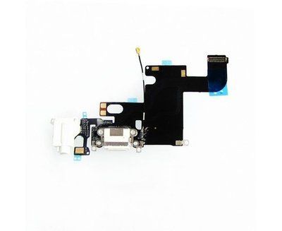 Шлейф Apple iPhone 6 з білим роз'ємом зарядки, гарнитуры, з мікрофоном