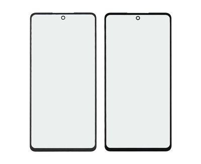 Стекло тачскрина с OCA плёнкой для Samsung A725 Galaxy A72 (2021) 4G/5G чёрное с олеофобным покрытием, закалённое