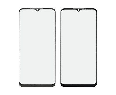 Стекло тачскрина с OCA плёнкой для Samsung A736 Galaxy A73 чёрное с олеофобным покрытием, закалённое