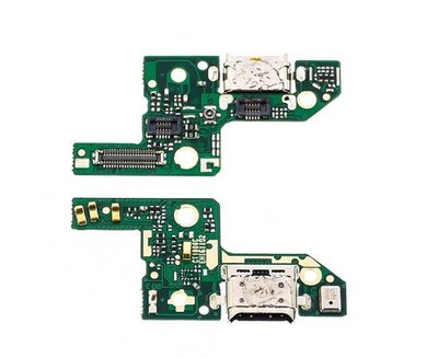 Роз'єм зарядки Huawei Honor 8 (FRD-L09/ FRD-L19) на платі з мікрофоном та компонентами (USB Type-C)
