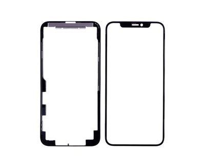Стекло тачскрина с OCA плёнкой для Apple iPhone 11 Pro чёрное с рамкой HC