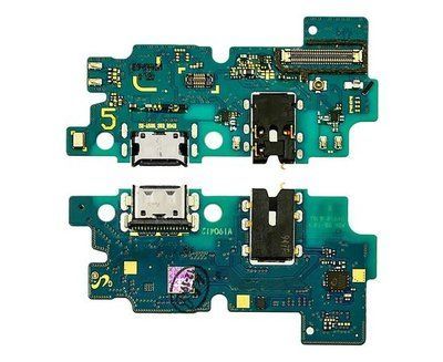 Разъём зарядки для Samsung A505 Galaxy A50 (2019) на плате с микросхемой, микрофоном и компонентами