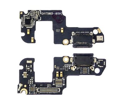 Роз'єм зарядки Huawei Honor 9 (STF-L09, STF-L19) на платі з мікрофоном та компонентами (USB Type-C)