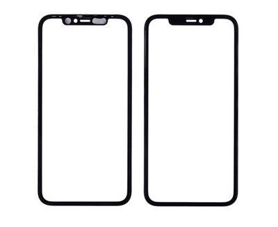 Стекло тачскрина с OCA плёнкой для Apple iPhone 11 чёрное с рамкой HC