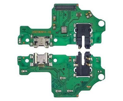 Роз'єм зарядки Huawei Y9 (2019) на платі з мікрофоном та компонентами
