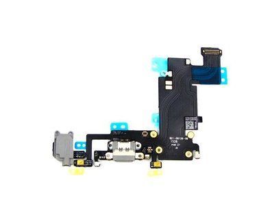 Шлейф Apple iPhone 6s Plus з сірим роз'ємом зарядки, гарнитуры, з мікрофоном