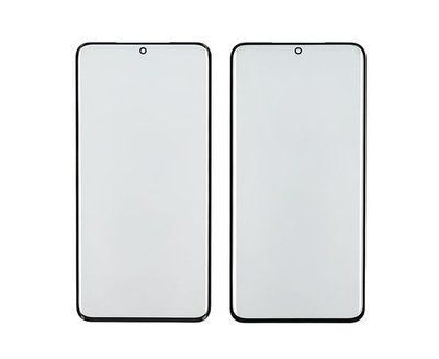 Скло тачскрину з OCA Samsung G980 Galaxy S20 Ultra 5G чорне з олеофобним покриттям, загартоване