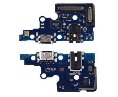 Роз'єм зарядки Samsung A705 Galaxy A70 (2019) на платі з мікрофоном та компонентами