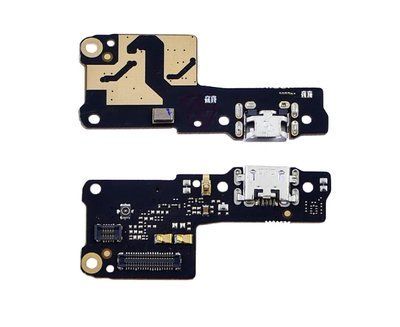 Разъём зарядки для Xiaomi Redmi 7A на плате с микрофоном и компонентами