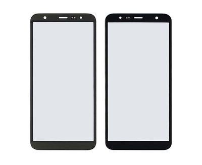 Скло тачскрину з OCA Samsung J415/ J610 Galaxy J4 Plus/ J6 Plus (2018) чорне з олеофобним покриттям, загартоване