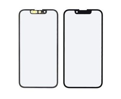 Стекло тачскрина с OCA плёнкой для Apple iPhone 13 mini чёрное с олеофобным покрытием, закалённое