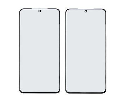 Скло тачскрину з OCA Samsung G990/ G991 Galaxy S21 5G чорне з олеофобним покриттям, загартоване