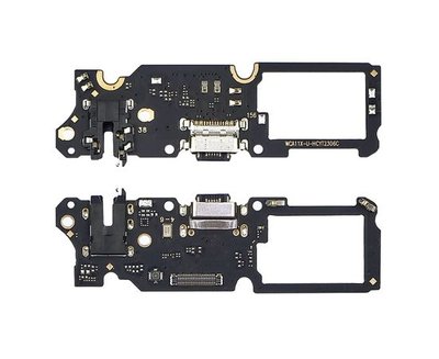 Роз'єм зарядки Oppo A5 2020, A9 2020, A11 A11X, USB (Type-C) на платі з мікрофоном та компонентами