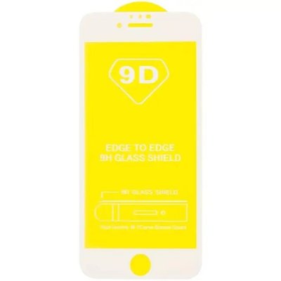 Захисне скло для iPhone 7/8 Full Glue біле