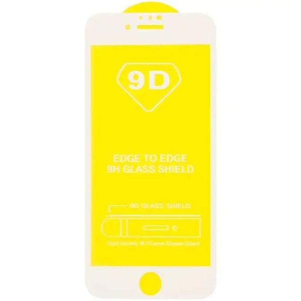 Захисне скло для iPhone 7/8 Full Glue біле