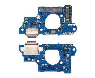Разъём зарядки для Samsung G781 Galaxy S20 FE на плате с микрофоном и компонентами
