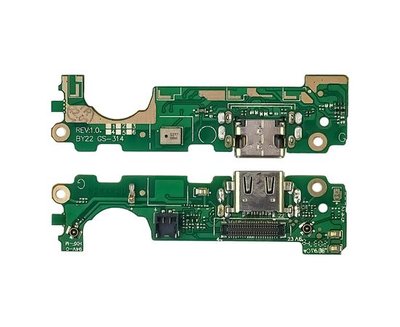 Роз'єм зарядки Sony Xperia XA2 Plus H4413 на платі з мікрофоном та компонентами