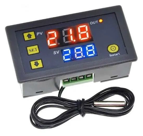 Терморегулятор з датчиком температури W3230 12V