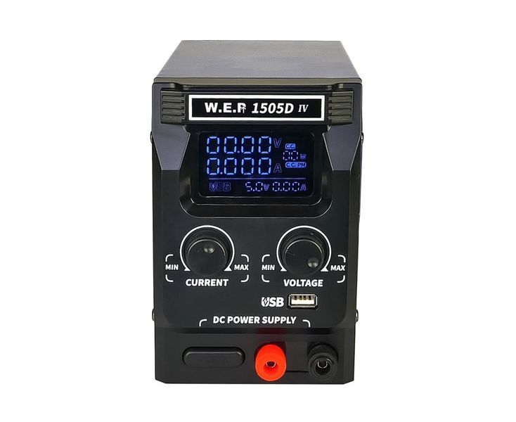 Блок живлення лабораторний імпульсний WEP 1505D-IV 15V 5A