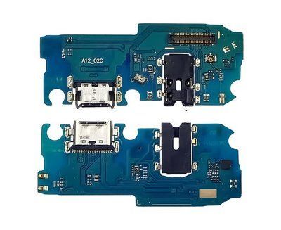 Роз'єм зарядки Samsung A125 Galaxy A12 (2020) на платі з мікрофоном та компонентами