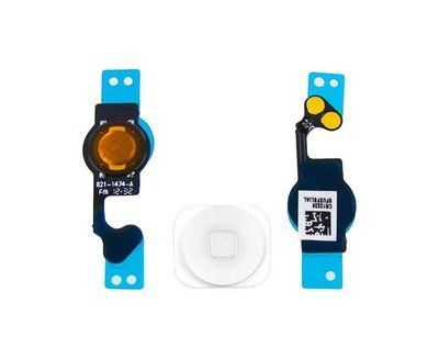 Шлейф Apple iPhone 5 на кнопку HOME з білою кнопкой