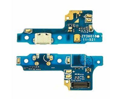 Роз'єм зарядки Huawei Y5 (2017) (MYA-L02, MYA-L22) на платі з мікрофоном та компонентами